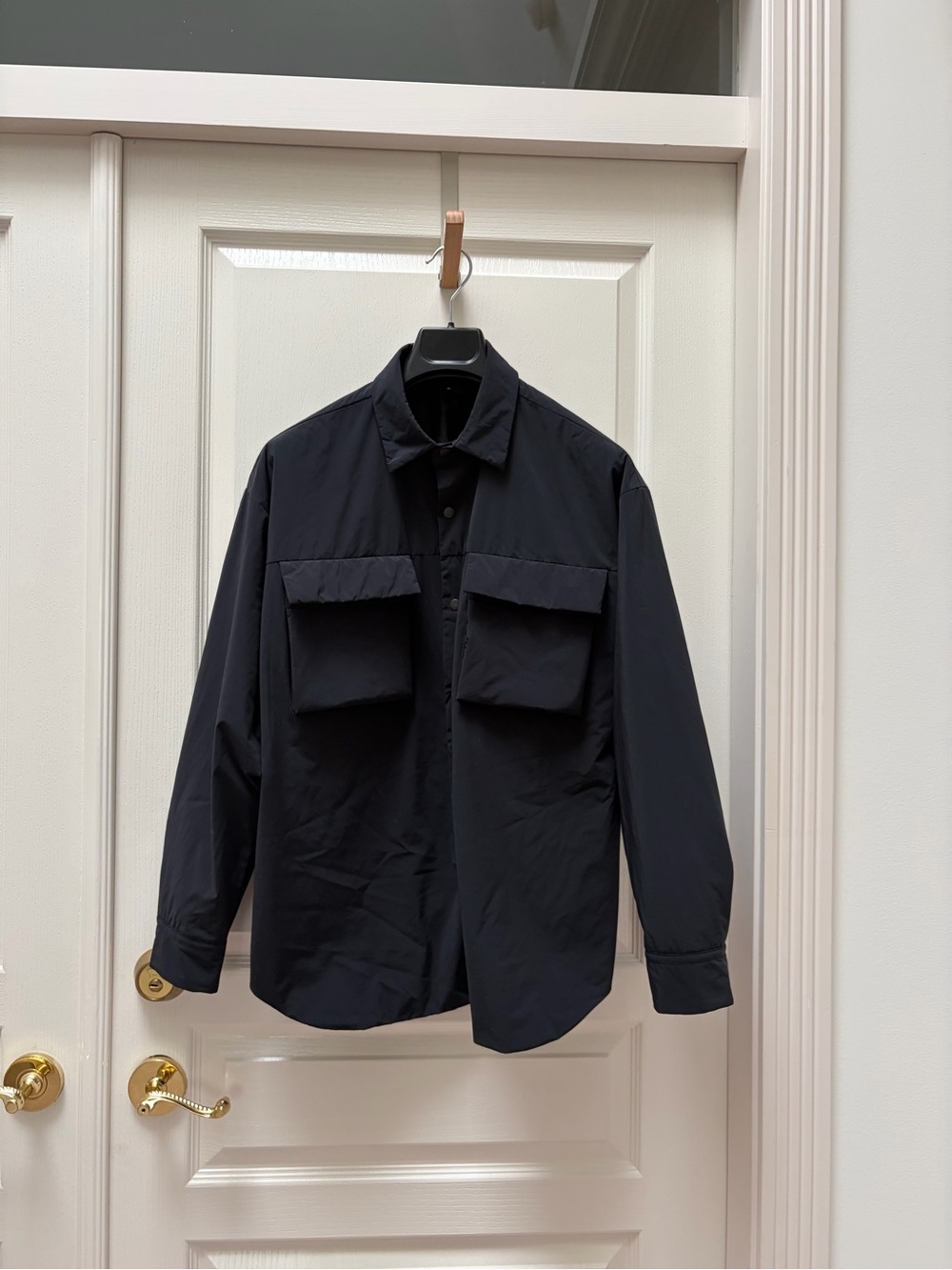 Descente Allterrain Black Lightweight padded overshirt Jacket